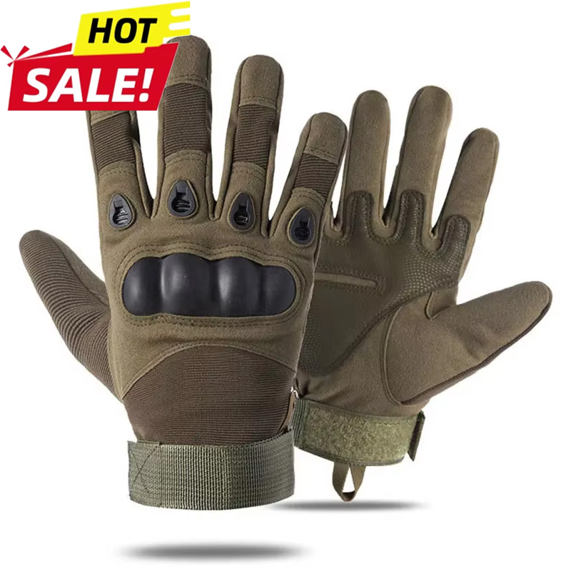 屋外用、耐摩耗性に優れたフルフィンガーグローブ。男性用。スポ - Motorcycle Glove Knuckle のレビューと価格