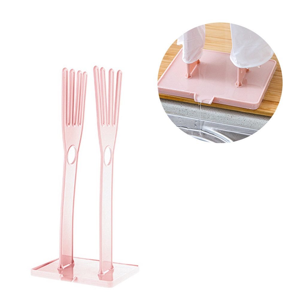 キッチンシンク用排水ラック。多機能で、ゴム手袋や食器用クロス - Dish Glove Rubber のレビューと価格