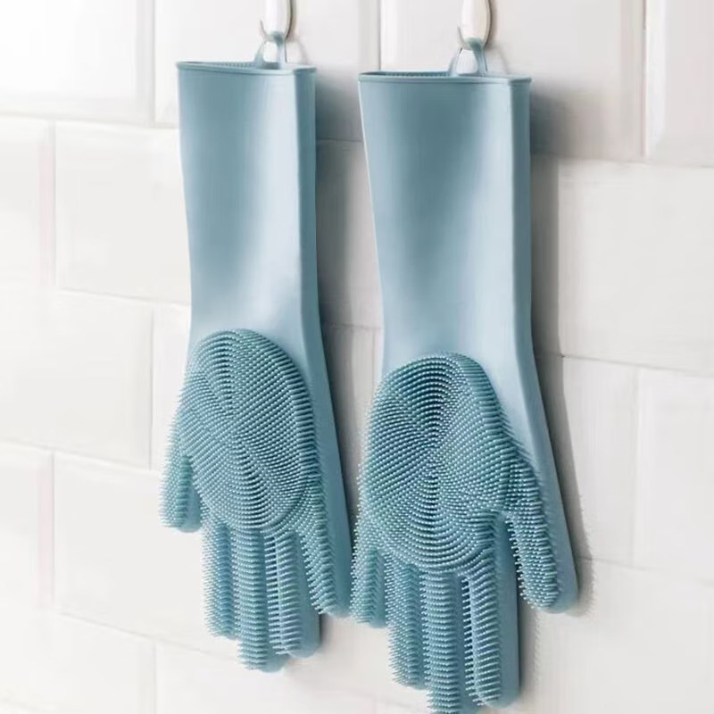 シリコン食器洗い用手袋、魔法のバスグローブ、特別な耐久性のあ - Dish Glove Rubber のレビューと価格