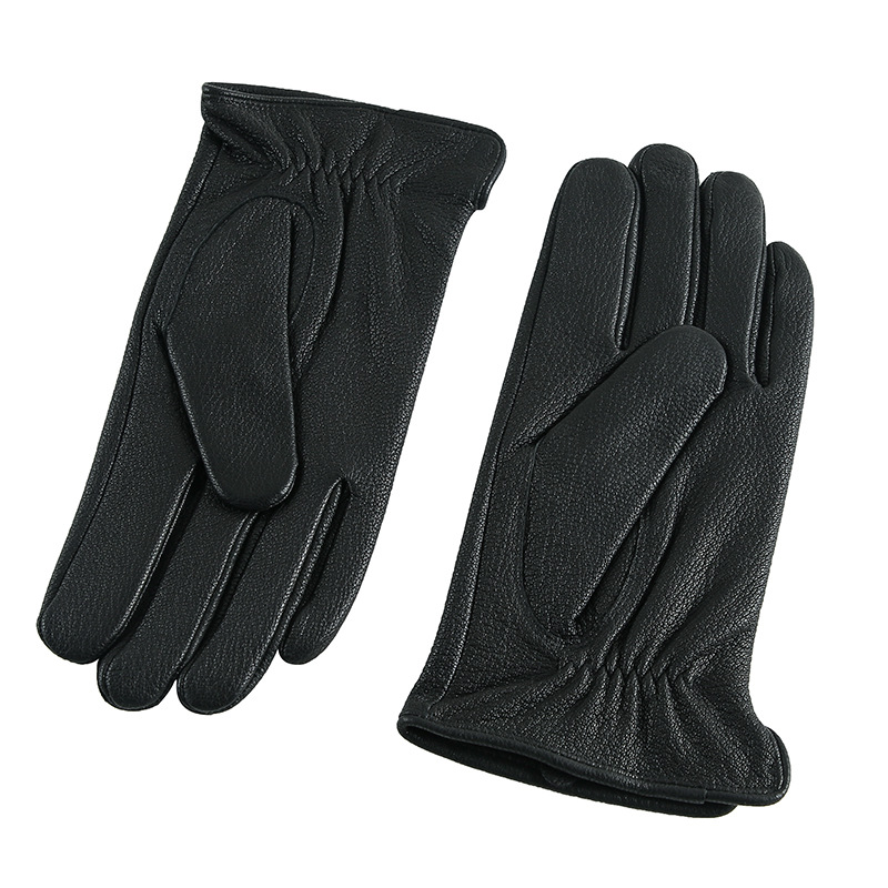 メンズ用、人工鹿革製、裏地はウール、ビジネス用、アウトドア用 - Wool Glove Lined のレビューと価格