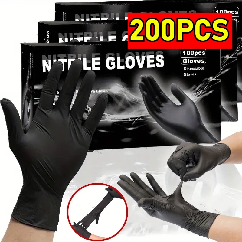 使い捨てニトリル防水手袋食器洗いキッチン家庭用手袋犬洗浄クリ - Latex Disposable Glove のレビューと価格
