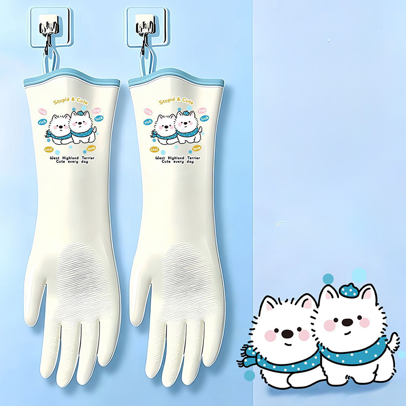 ニトリル製食器洗い用手袋 厚手 防水 快適 肌に優しい 吊り - Dish Glove Rubber のレビューと価格